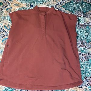 Figs mauve scrub set